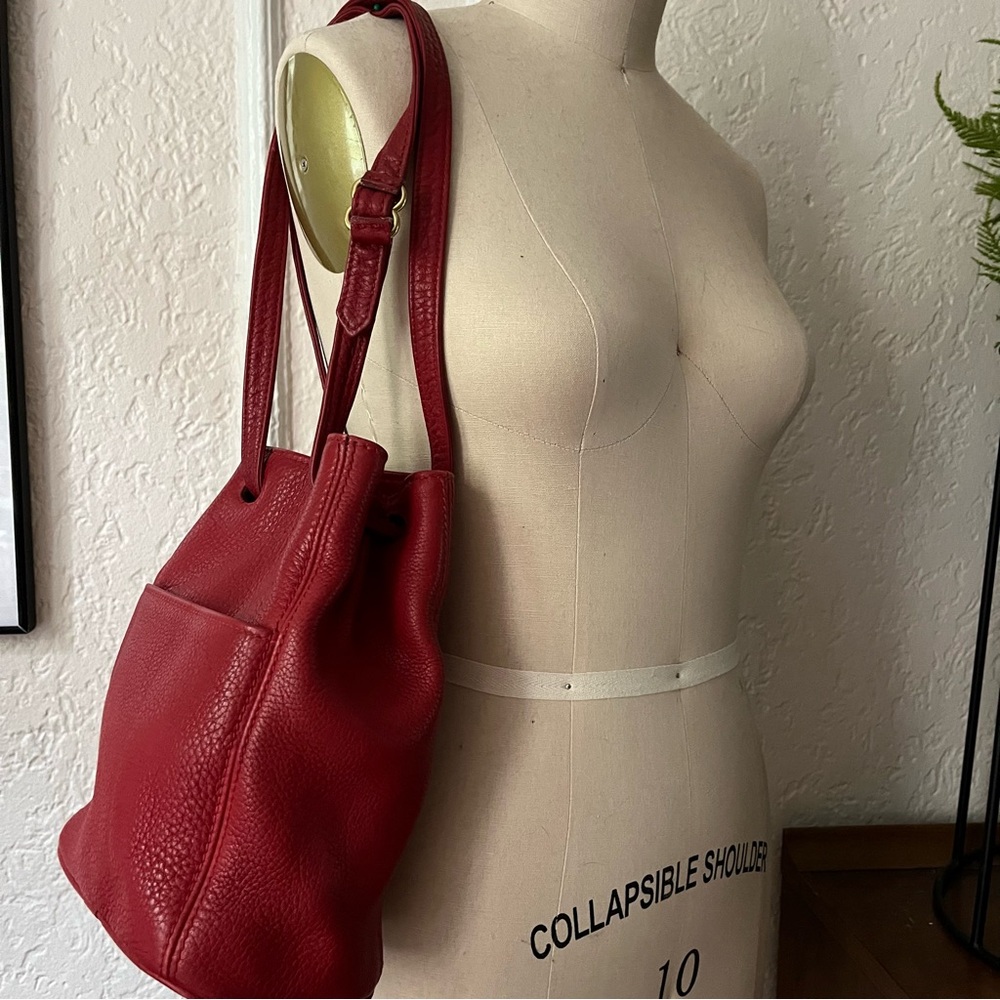 Vintage COACH Sonoma 1996 Made in the USA Tomato Red